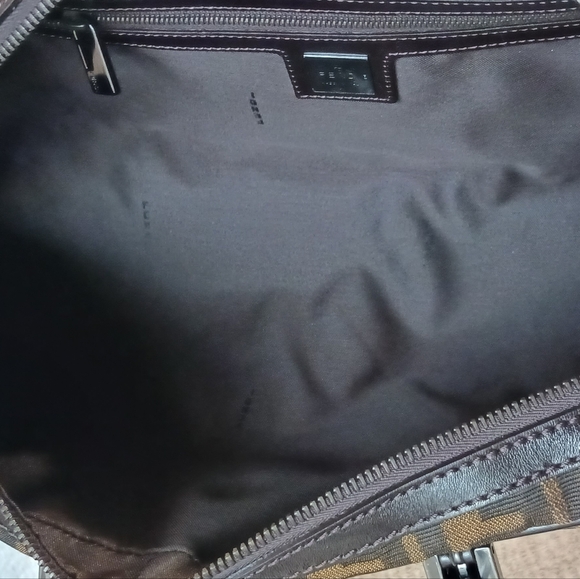 SOLD Vintage Fendi Bauletto Zucca Barrel Bag 8BL006 - Picture 12 of 16